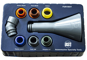 8 Piece Custom Oil Funnel Set