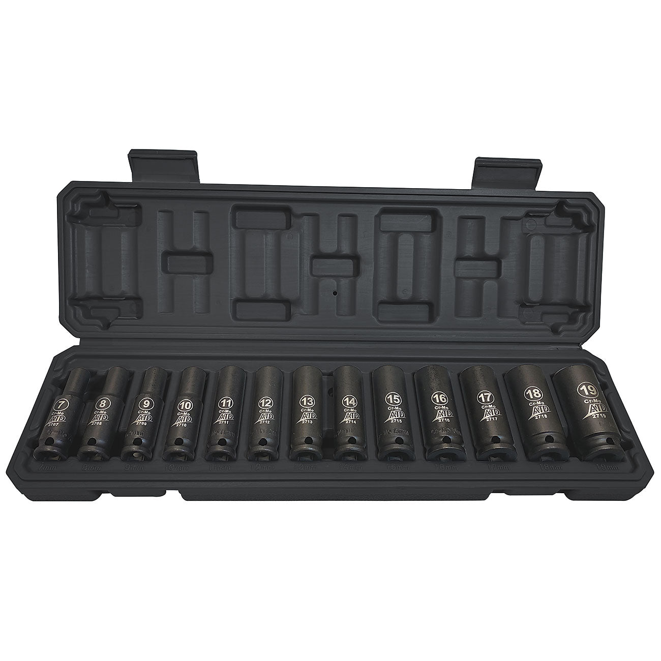 6-Point Metric Deep Impact Socket Set, 13 pc.