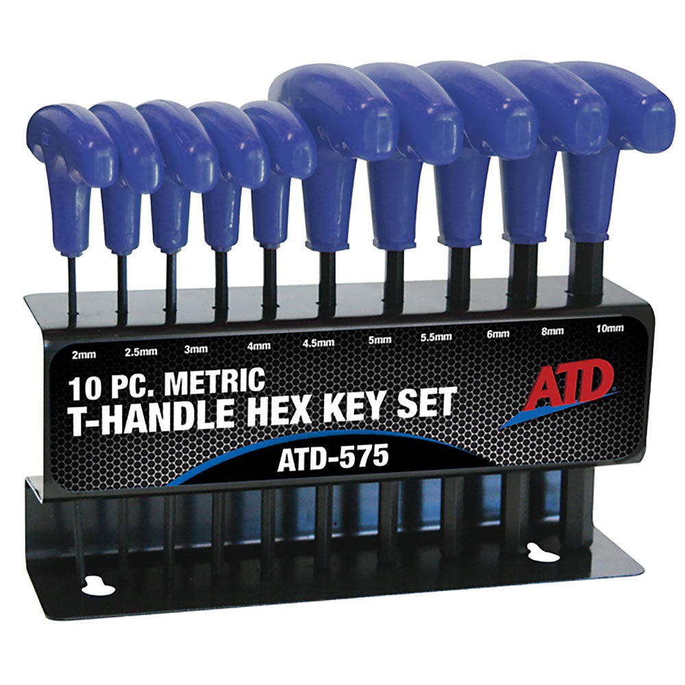 10 Pc. Metric T-Handle Hex Key Set