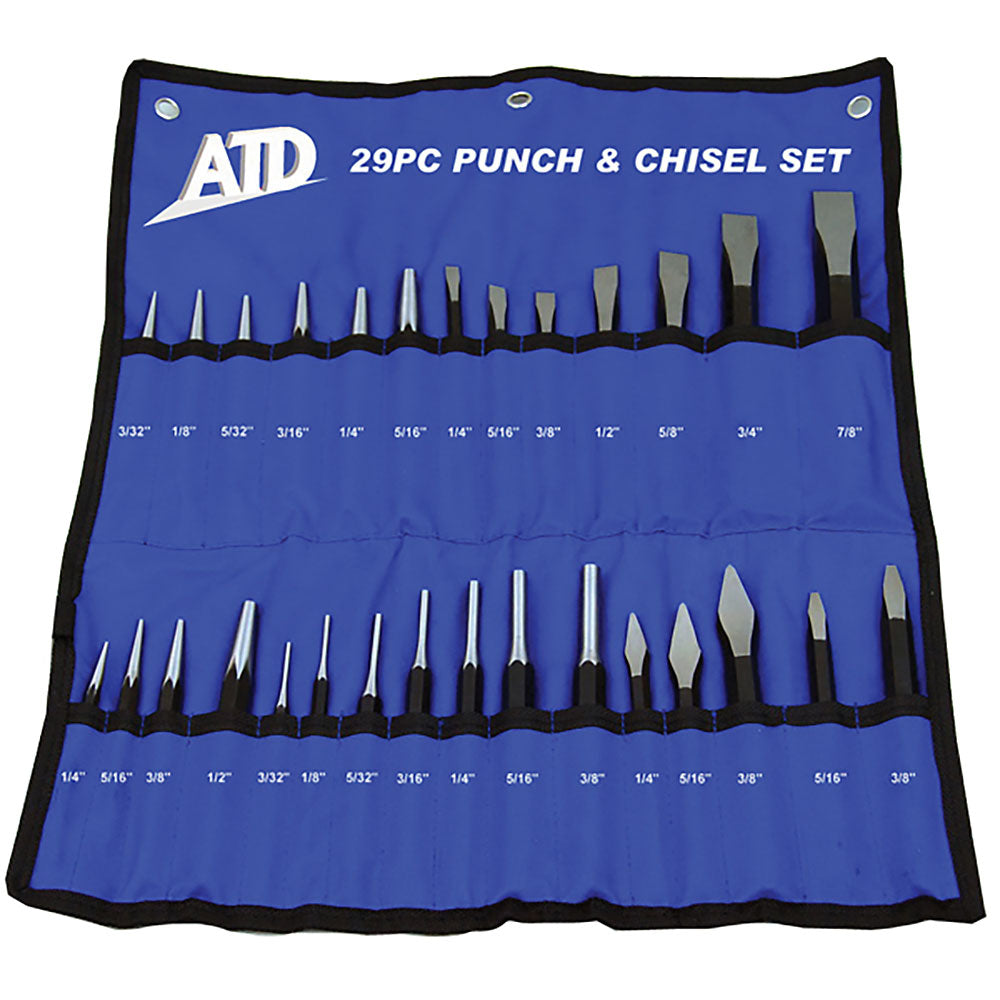 29Pc Punch & Chisel Set