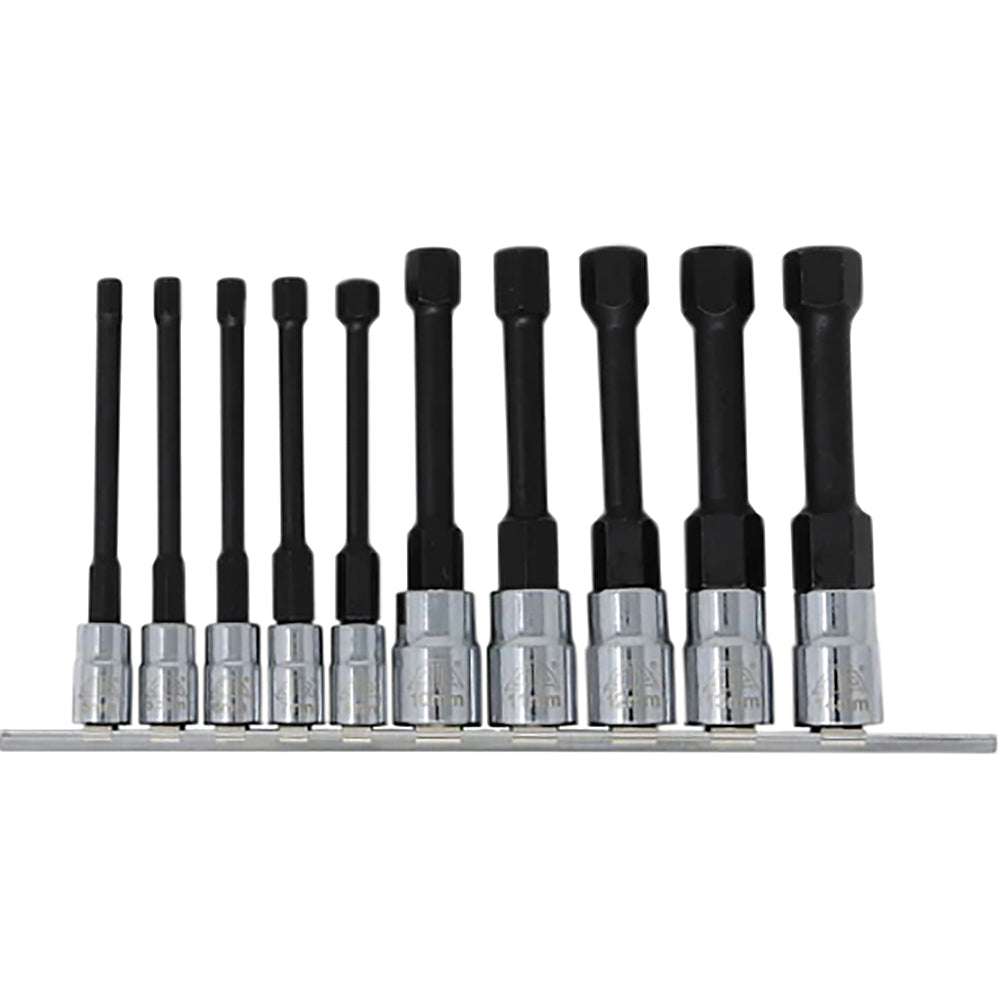 Metric Hex Socket Bit Set w/ Reduced Shank