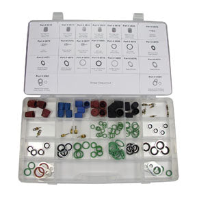 Heavy Duty Truck A/C Service Assortment, 114 pc