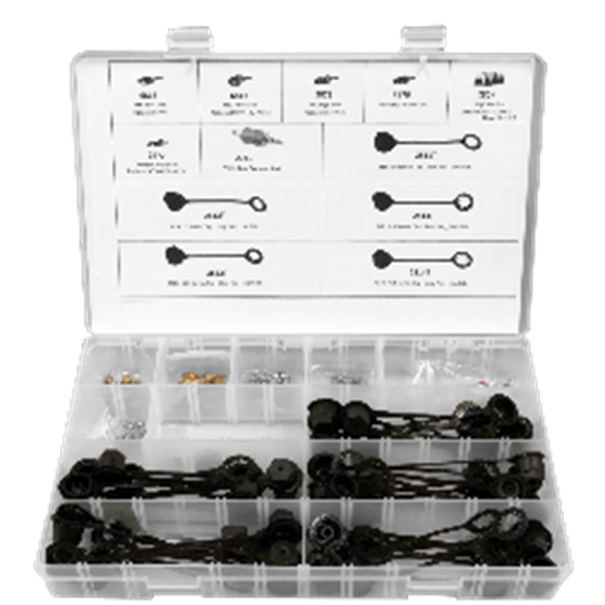 FJC R-1234yf Valve Core Service Port and Service Port Cap Assortment