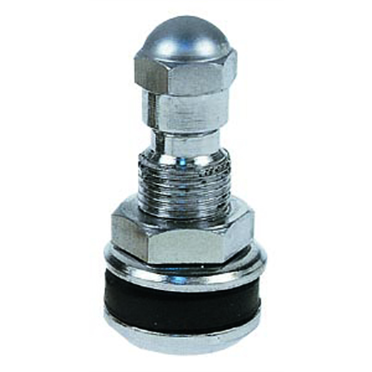 Haltec Low Profile Chrome Tire Valve - Bag of 10