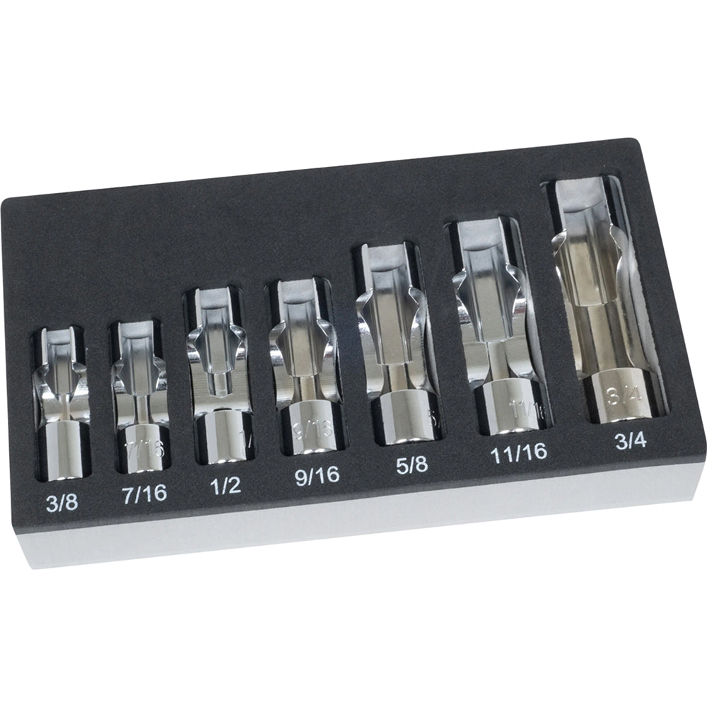 SAE Flare Nut Socket Set, 7 pc.