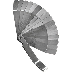 16-Blade 45° Offset Tappet Feeler Gauge