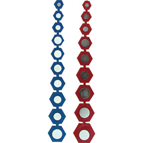 19 Pc. Magnetic Socket inserts (Standard & Metric)