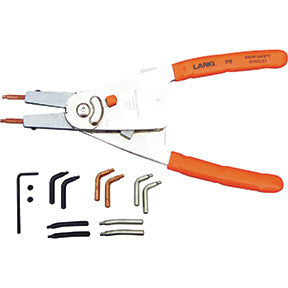 Retaining Ring Pliers with ­Automatic Ratchet Lock and Tip Kit
