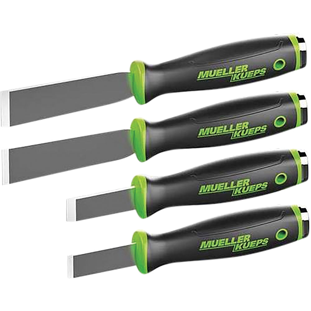CHISEL SCRAPER STAINLESS STEEL 4PC SET