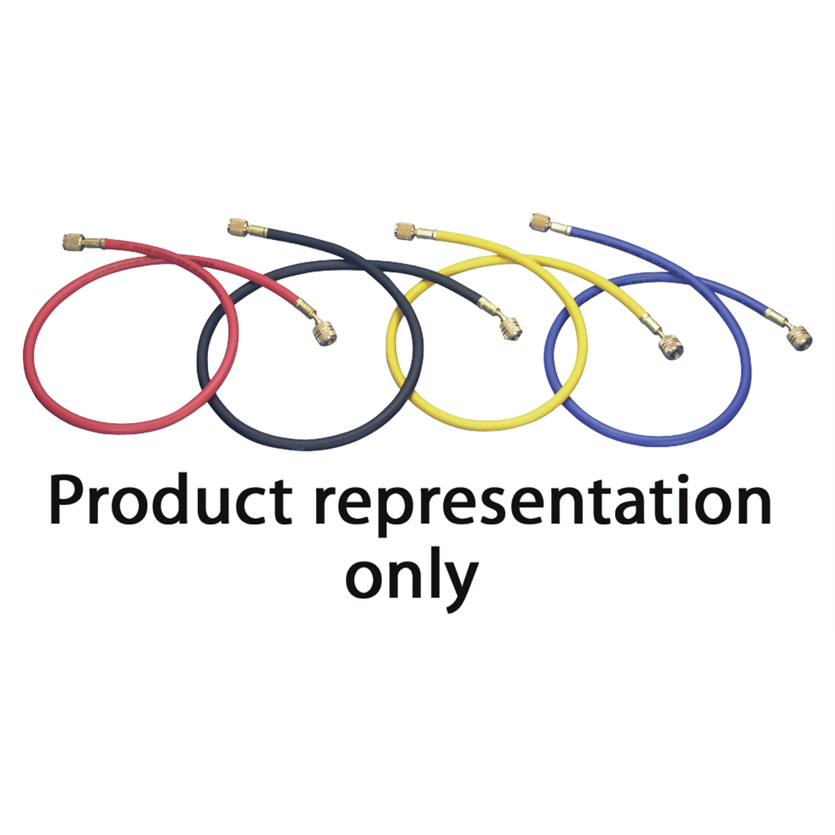 Mastercool HOSE 92 R12 RED W/QK SEAL END