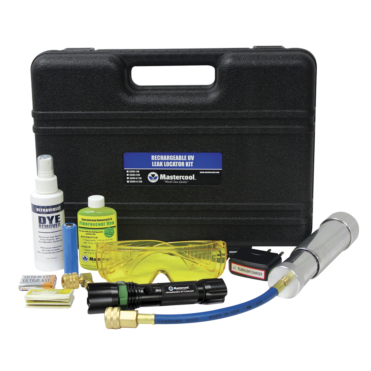 Mastercool Rechargeable True Uv 25 application dye kit