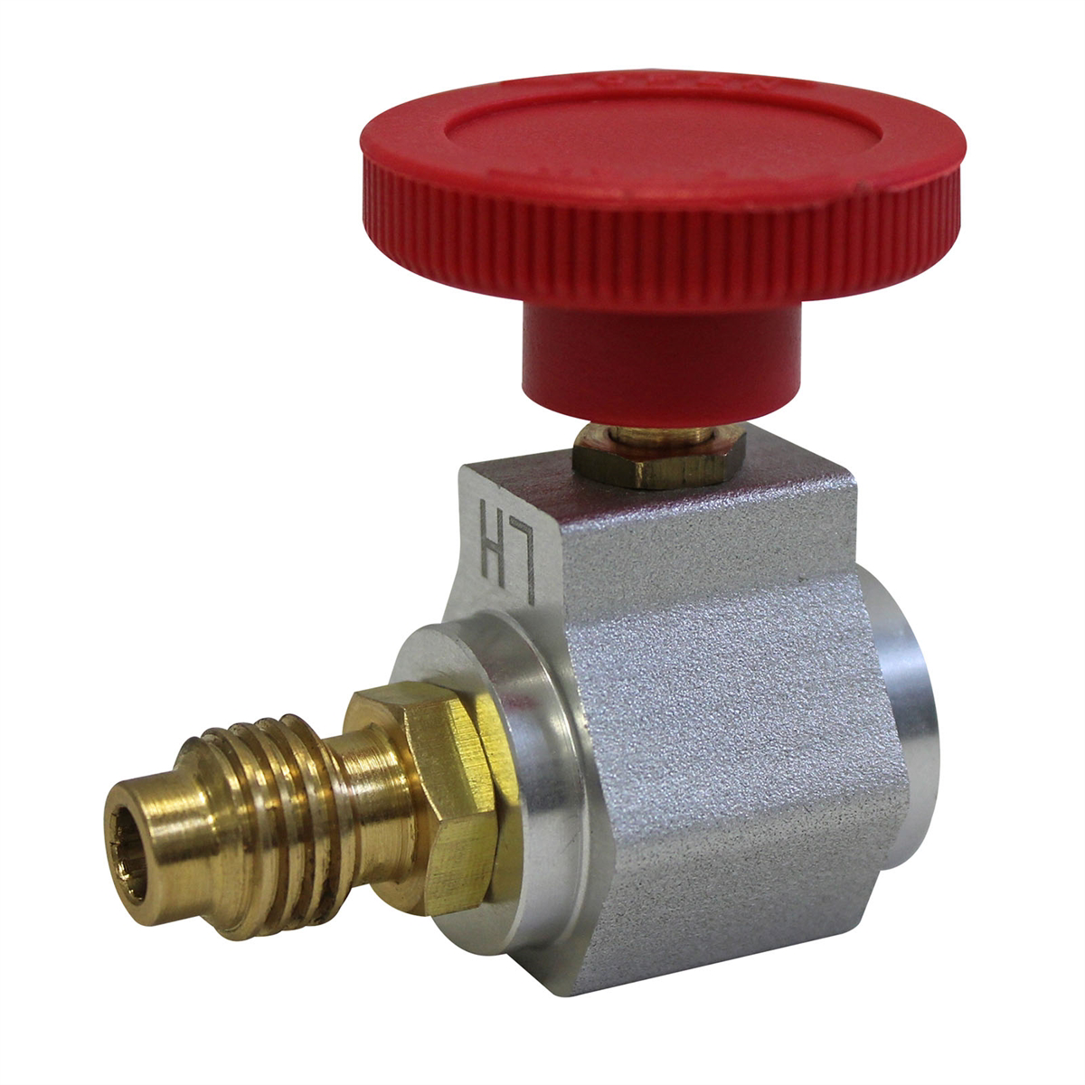Mastercool R1234yf depressor style can tap valve