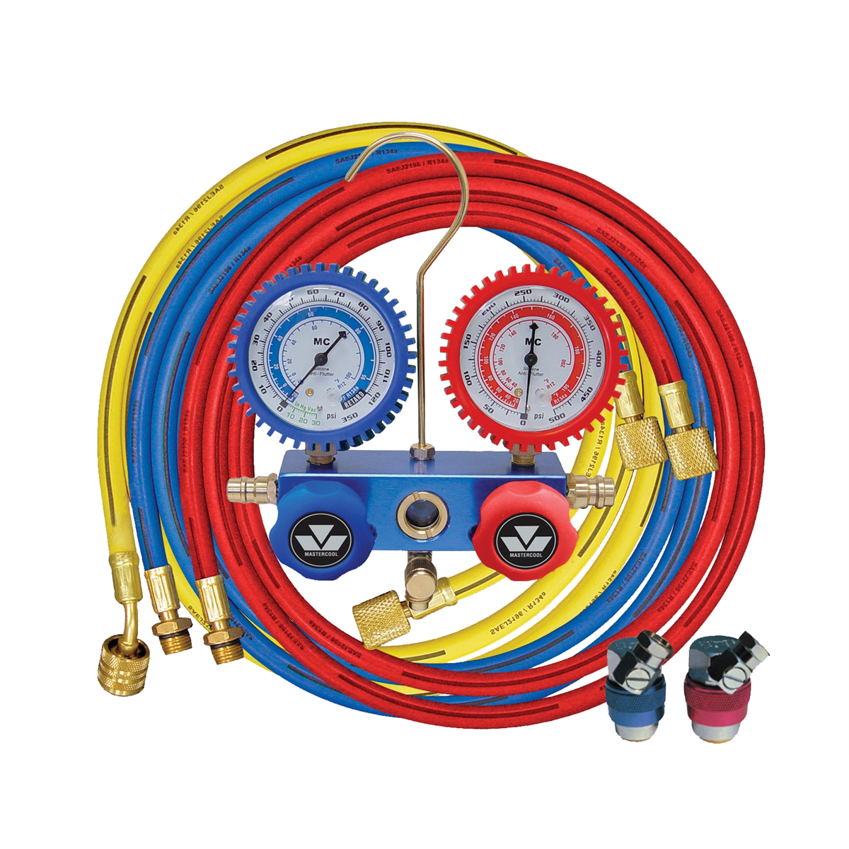 Mastercool GAUG SET A/C 134a ALUM 72