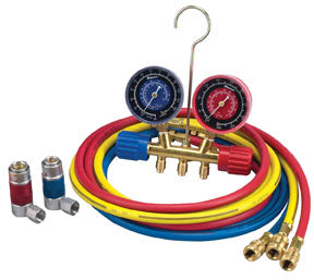 R134a Brass Manifold Hose Kit