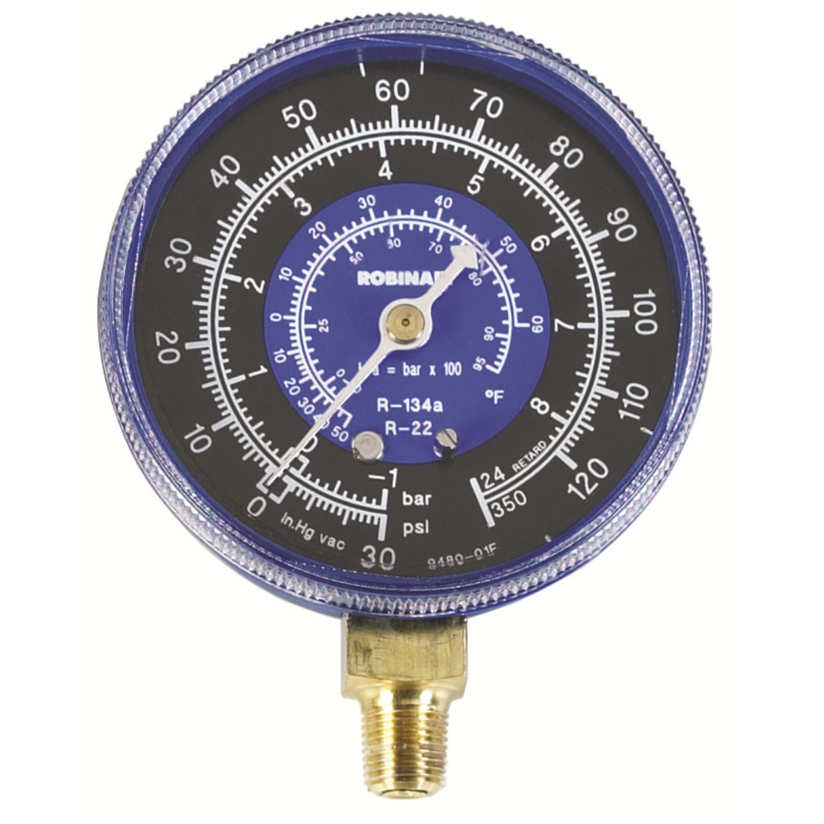 Robinair Universal R-134A/R22 Low Side Gauge