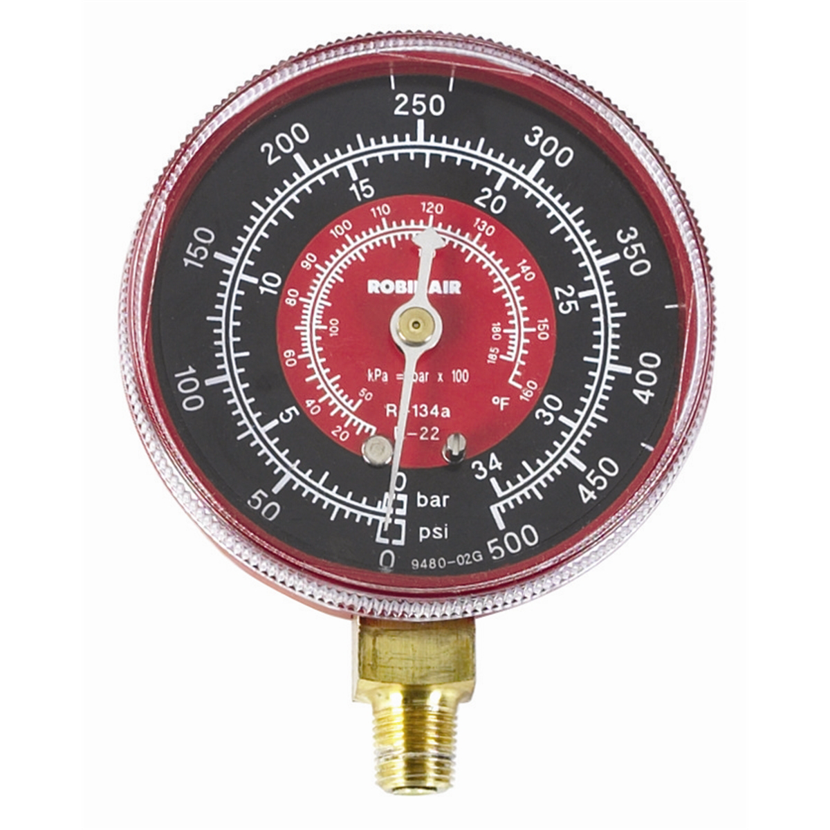 Robinair GUAGE UNIVERSAL 134A/R22 HIGH SIDE