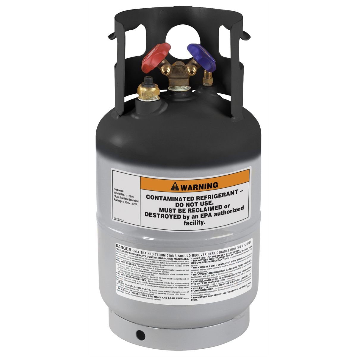 Robinair Contaminated Refrigerant Tank Assembly