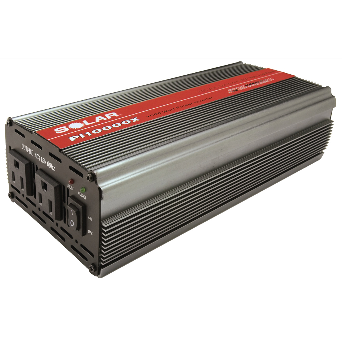 Clore Automotive SOLAR PI10000X 1000W Power Inverter, Dual Outlet