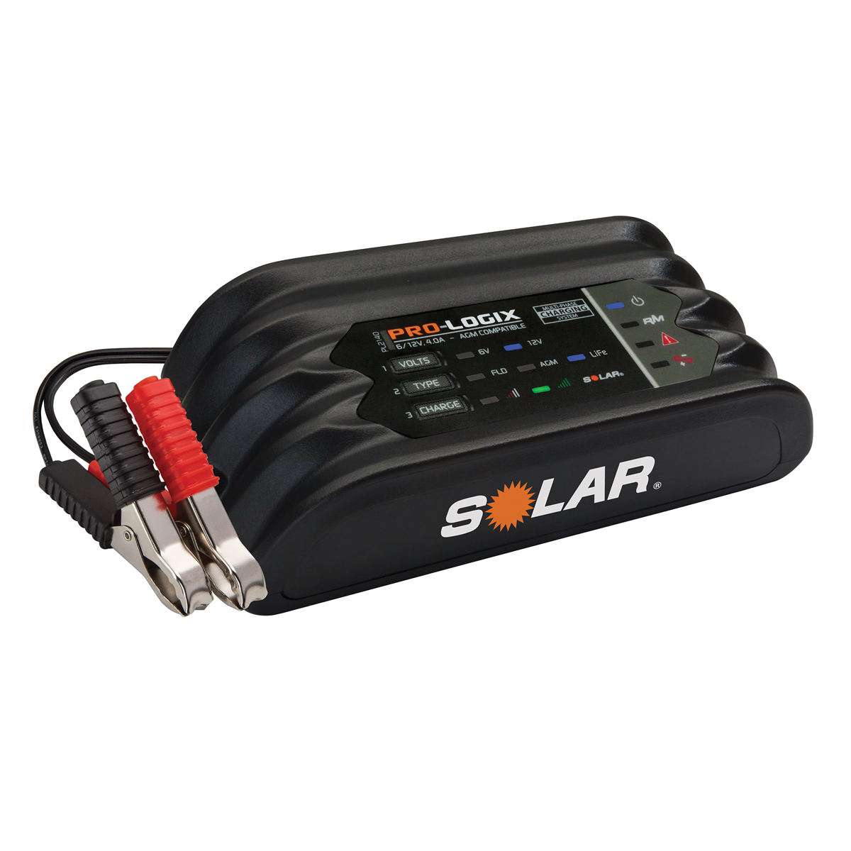 Clore Automotive SOLAR PL2140 6/12V 4.0A SOLAR PRO-LOGIX Battery Maintainer