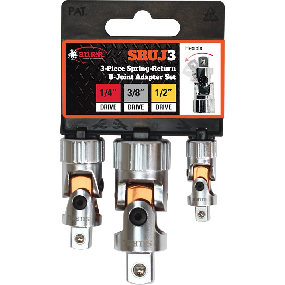 3 pc. Spring-Return U-Joint Adapter Set (1)