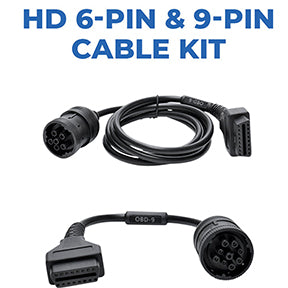 Heavy Duty Cable Kit 6 Pin & 9 Pin