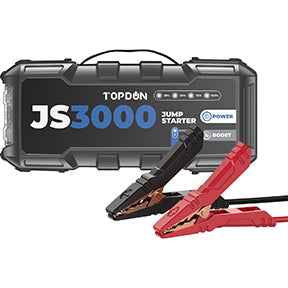 3000 Peak Amp Battery Jumpstarter, Power Bank, & Flashlight