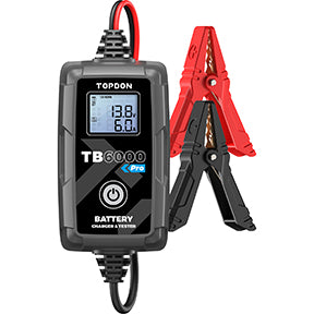 2-in-1 6A Battery Charger & Battery Tester with App