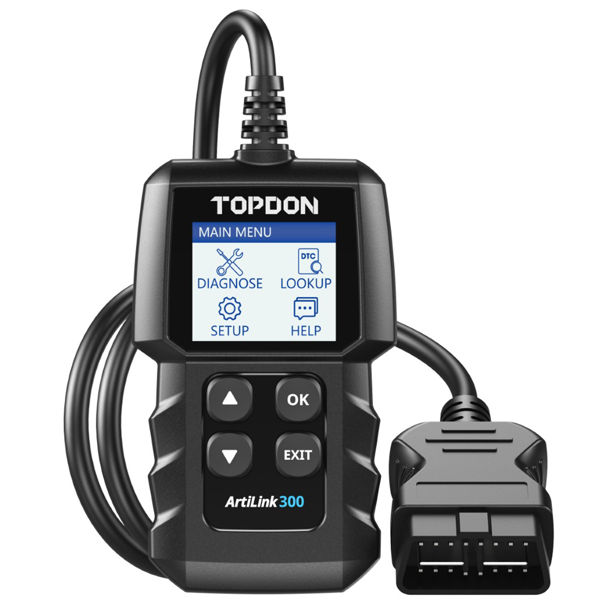 Topdon ArtiLink300 - Code Reader - O2 Sensor Test & Freeze Frame Data