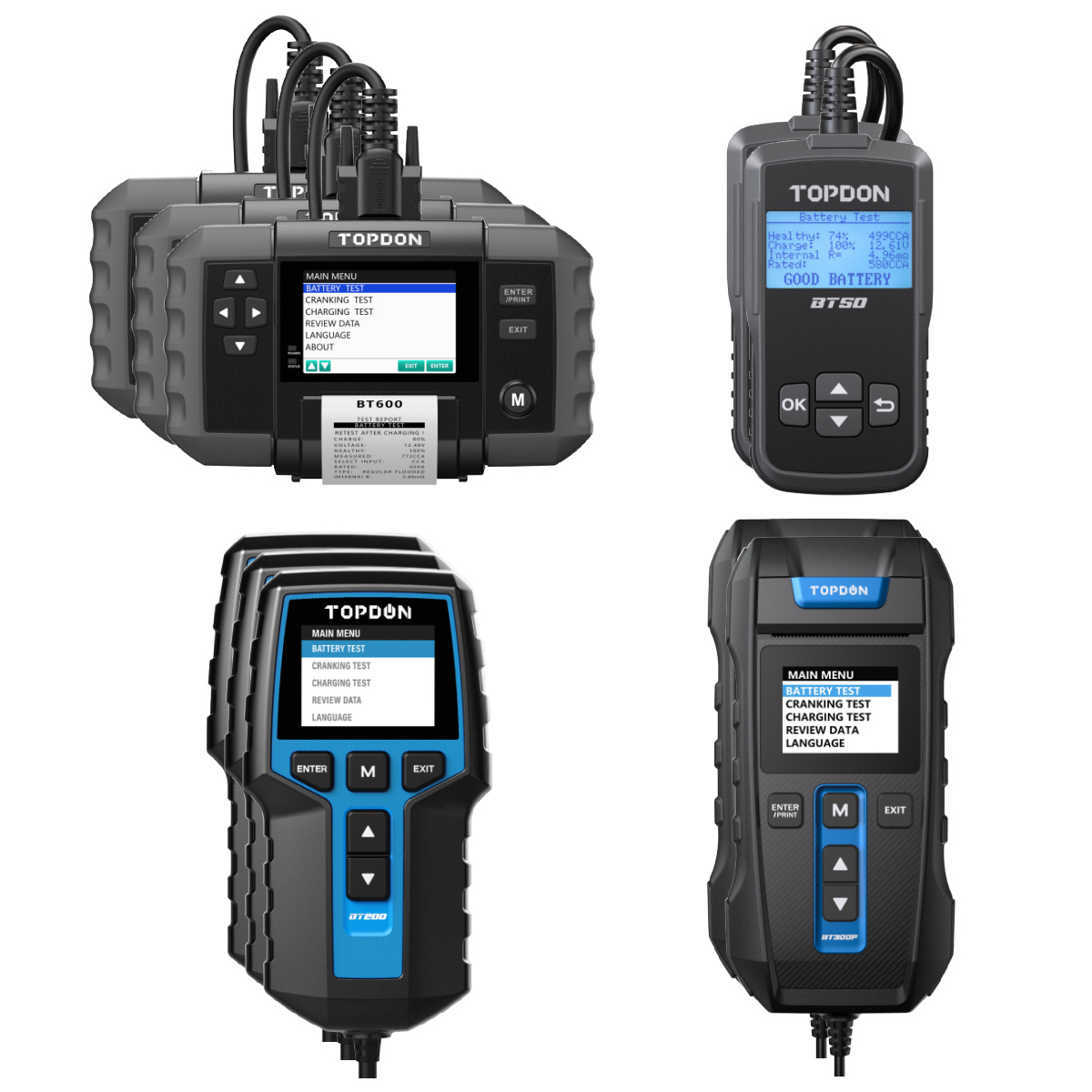 Topdon Battery Tester Bundle - 10 Testers
