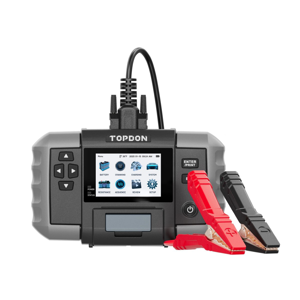 Topdon BT600 Plus 2-in-1 Battery & Resistance Tester