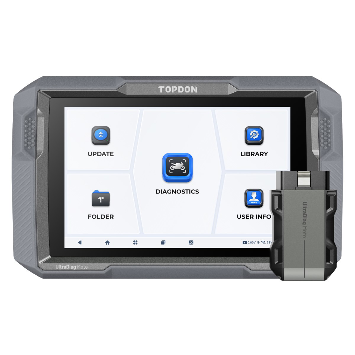Topdon UDMOTO -0 8-inch Wireless Motorcycle Diagnostic Tool