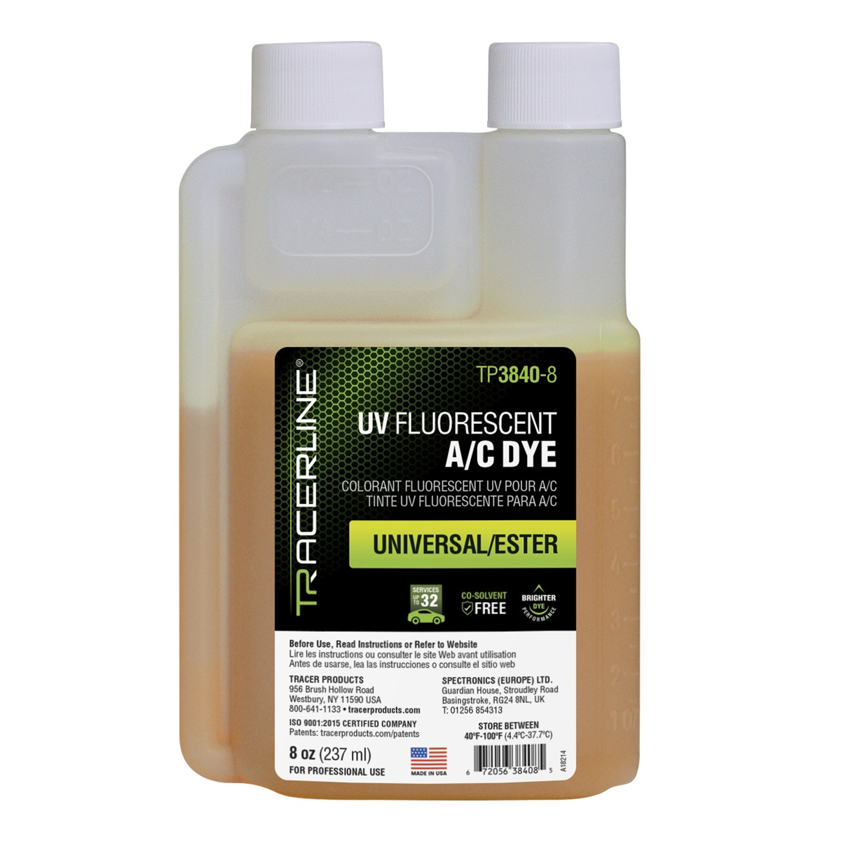 Tracer Products 8 oz (237 ml) bottle universal/ester A/C dye