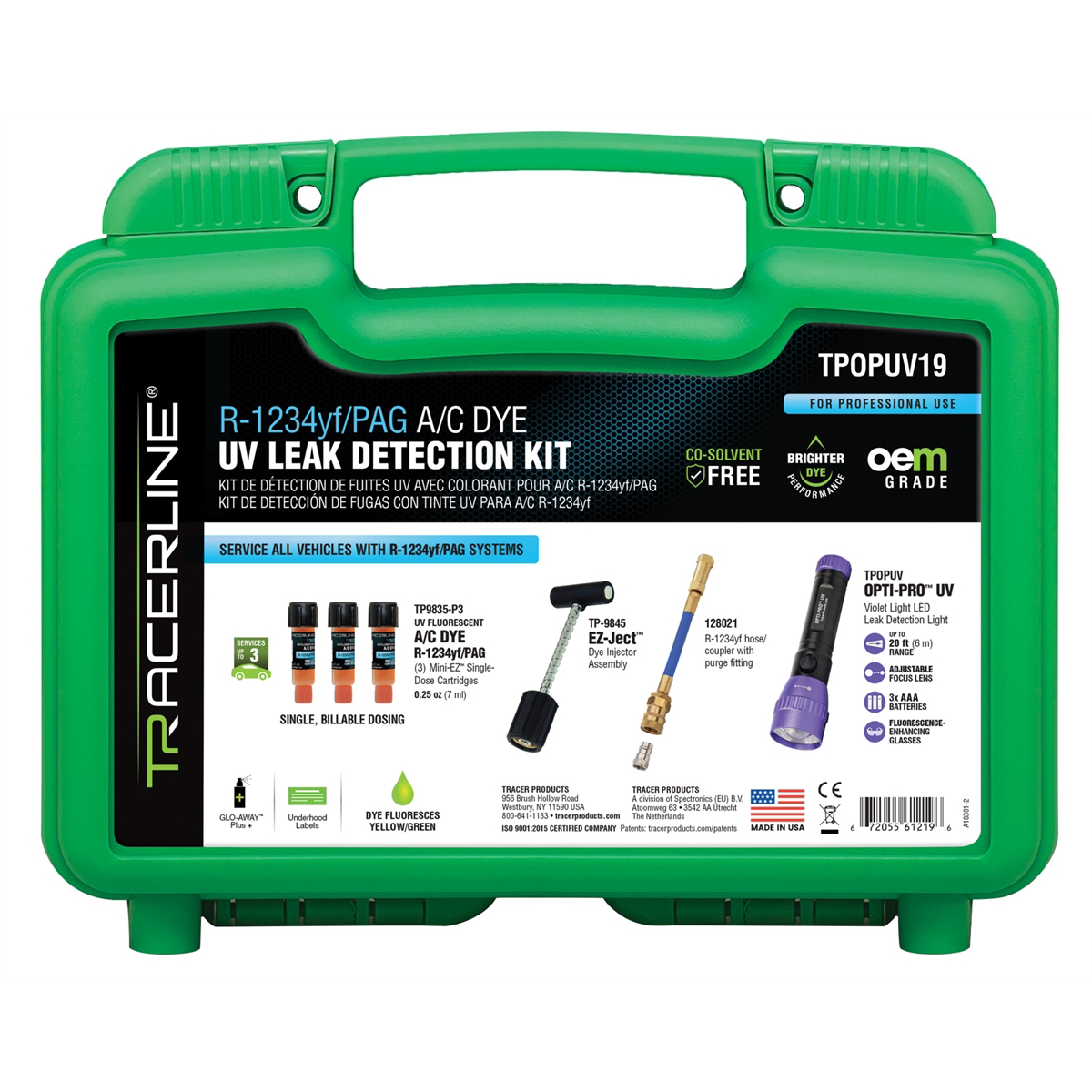 Tracer Products OEM-Grade R-1234yf Mini-EZ kit
