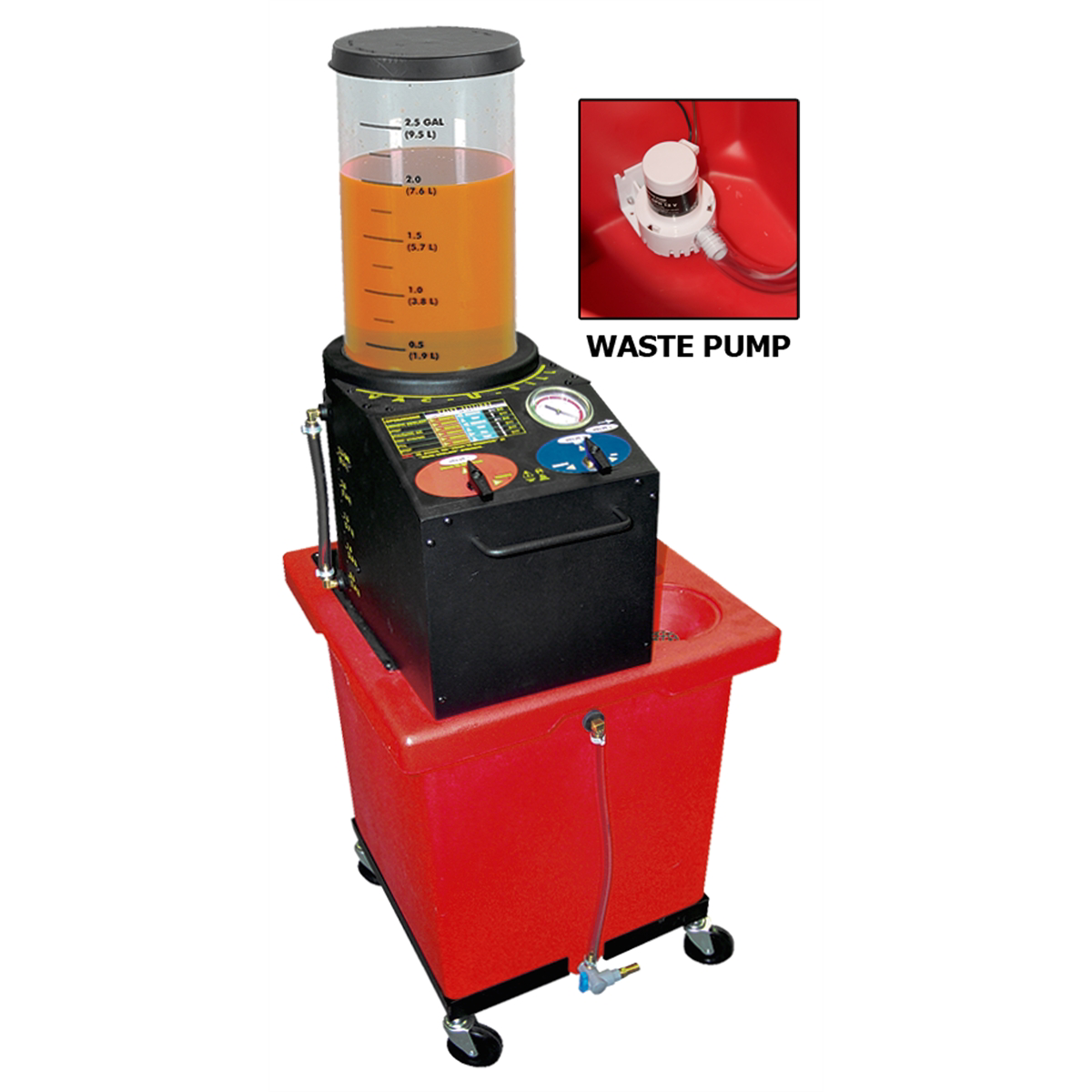 UVIEW Vacufill with waste pump