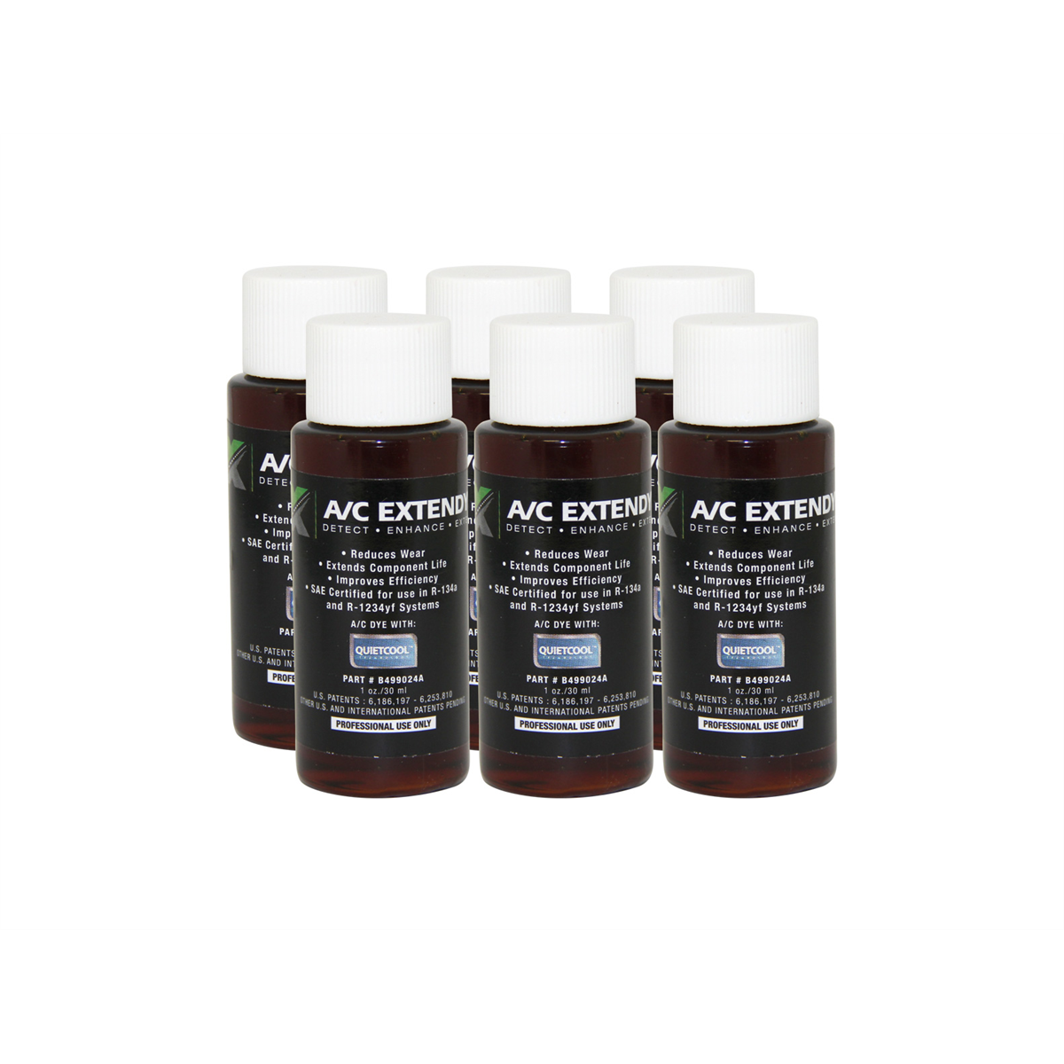 Uview A/C ExtenDye Bottle (6) 1 oz. Bottle