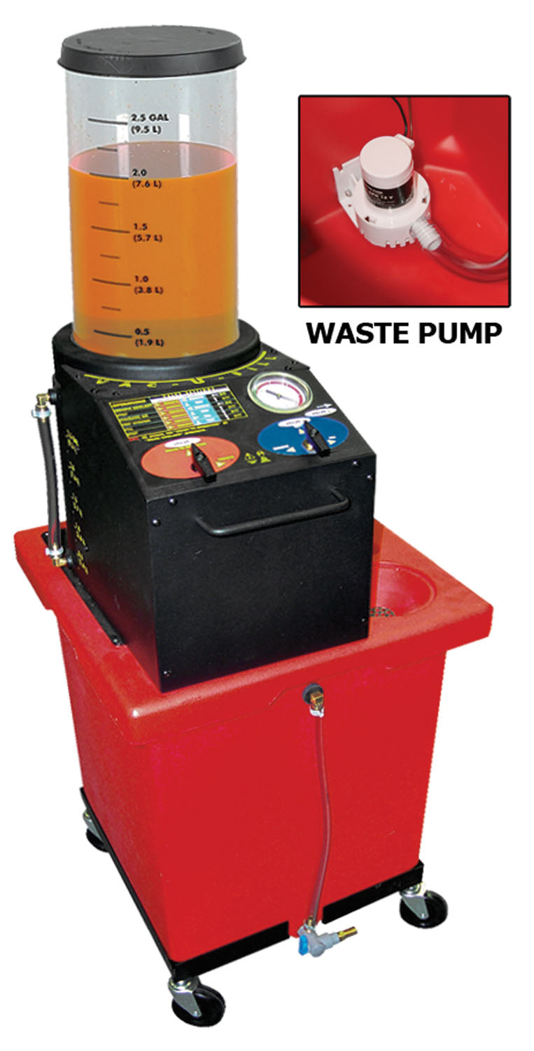 Vacufill Coolant Exchanger with Waste Pump
