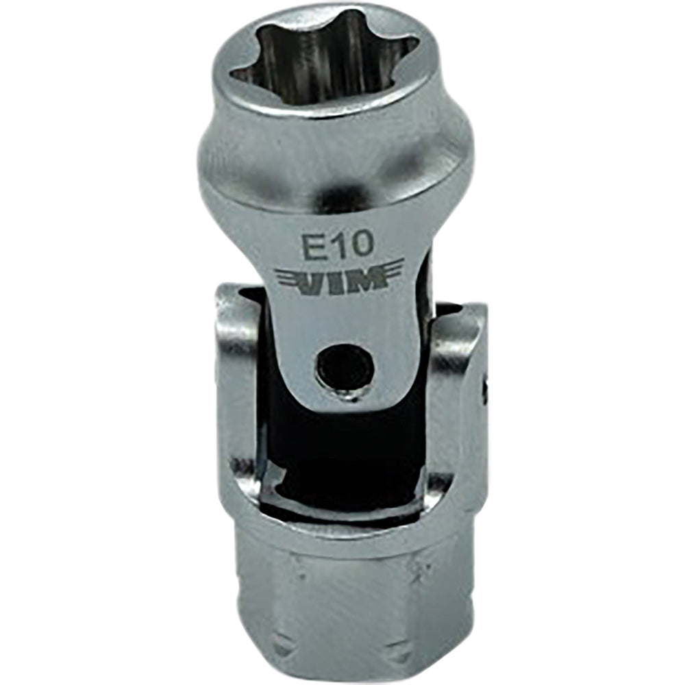 E10 TORX DUAL DRIVE STUBBY UJ SOCKET - 1/4'' X 11MM DR.