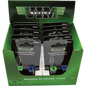 MAGNETIC BIT HOLDER DISPLAY - 10 PACKS OF MBH2 (2 PCS PER PACK)