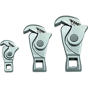 3 Pc. Spring-Loaded Crowfoot Set (1/4'', 3/8'' And 1/2'')