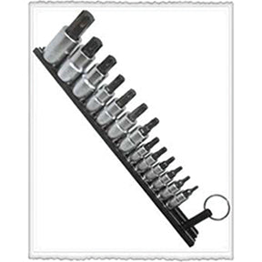 Elite 13pc. Torx Set, T10 Thru T70, package on a Black Magrail