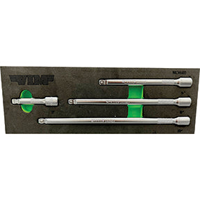 4 PC. 3/8'' DR. WOBBLE EXTENSION SET