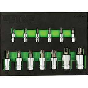 13 PC. XZN TRIPLE SQUARE DRIVER SET - S2 STEEL
