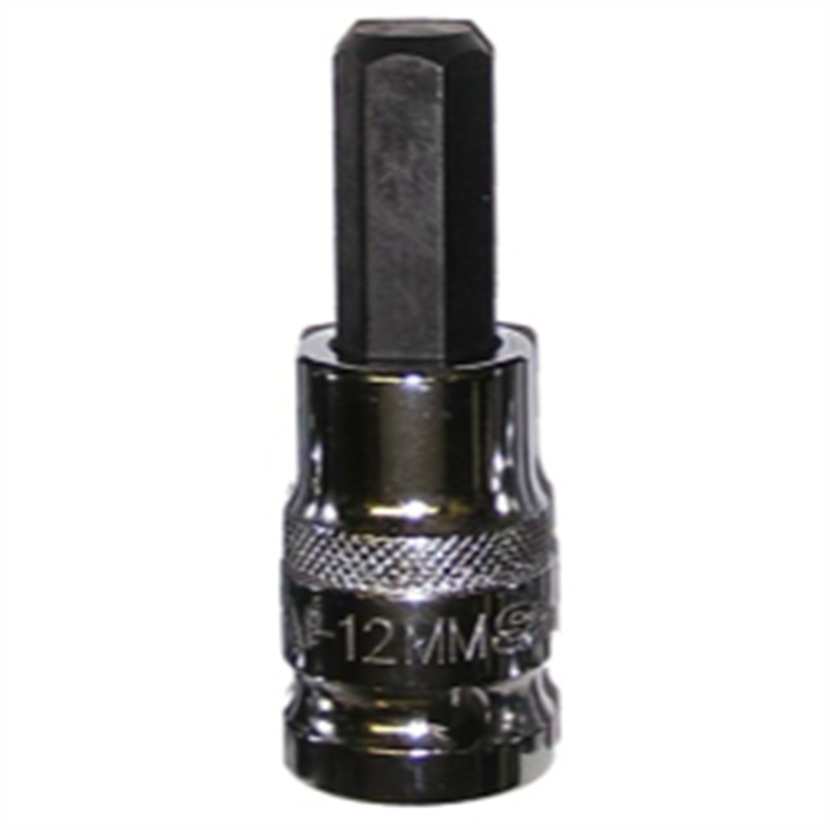 VIM Tools 12 mm Hex Bit, Chrome 1/2 Inch Square Drive Bit Holder