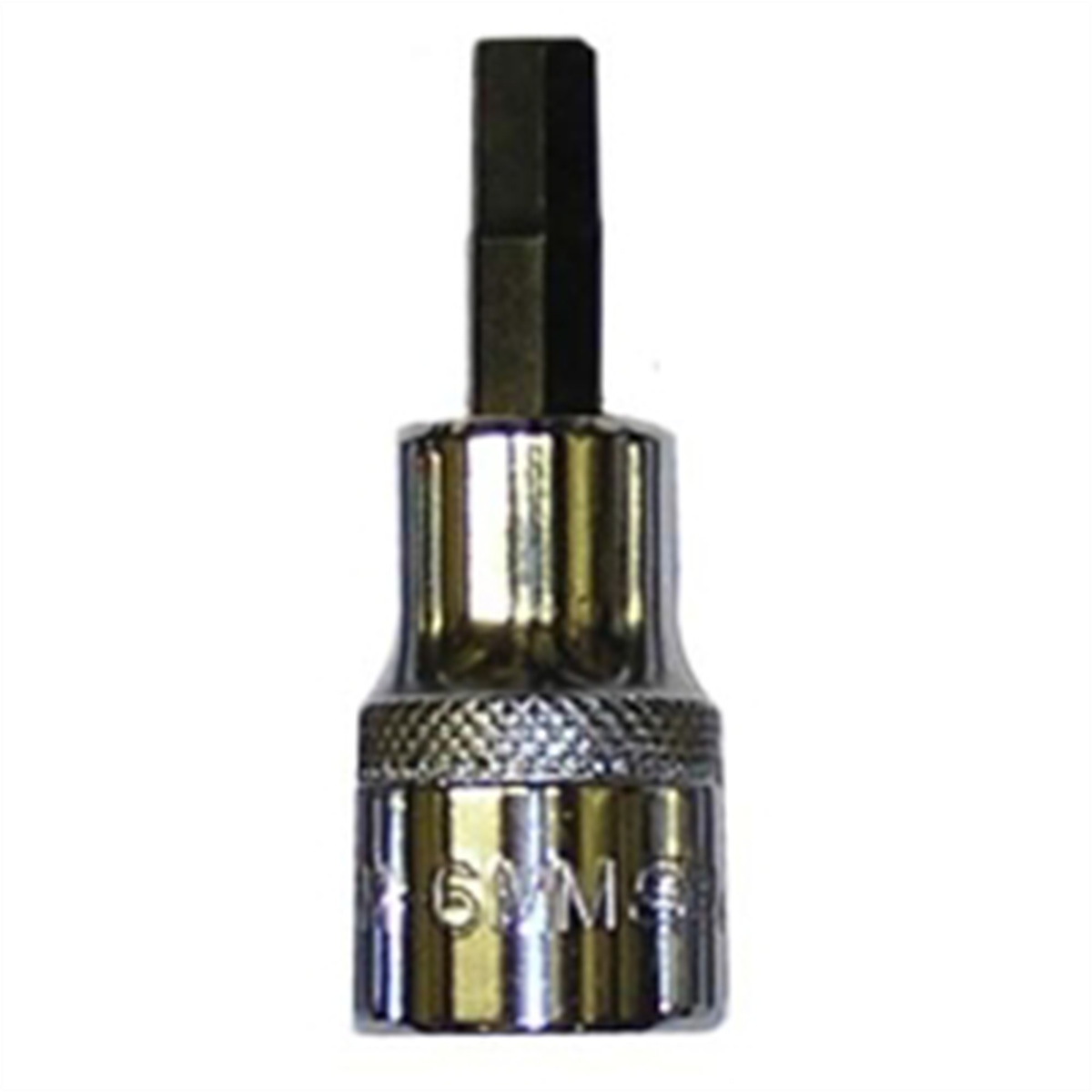 VIM Tools 6 mm Hex Bit, Chrome 3/8 Inch Square Drive Bit Holder