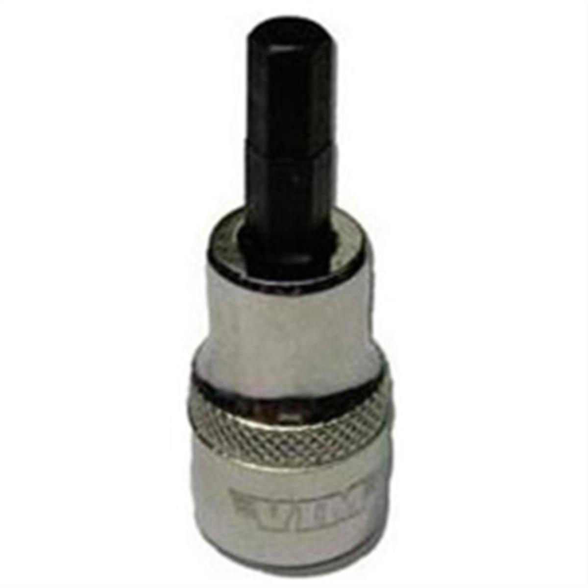 VIM Tools 6 mm Hex Bit, Satin Chrome 3/8 Inch Square Drive Bit Holder
