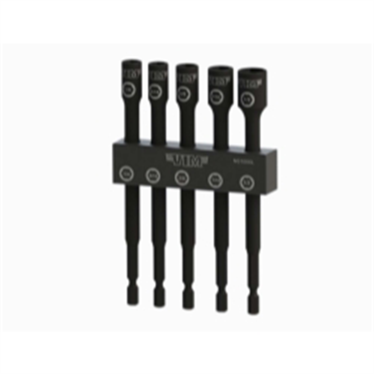 VIM Tools SAE/Inch Extra Long Nut Setter Kit, 6 Inch OAL 1/4, 5/15, 3/8, 7/16, & 1/2