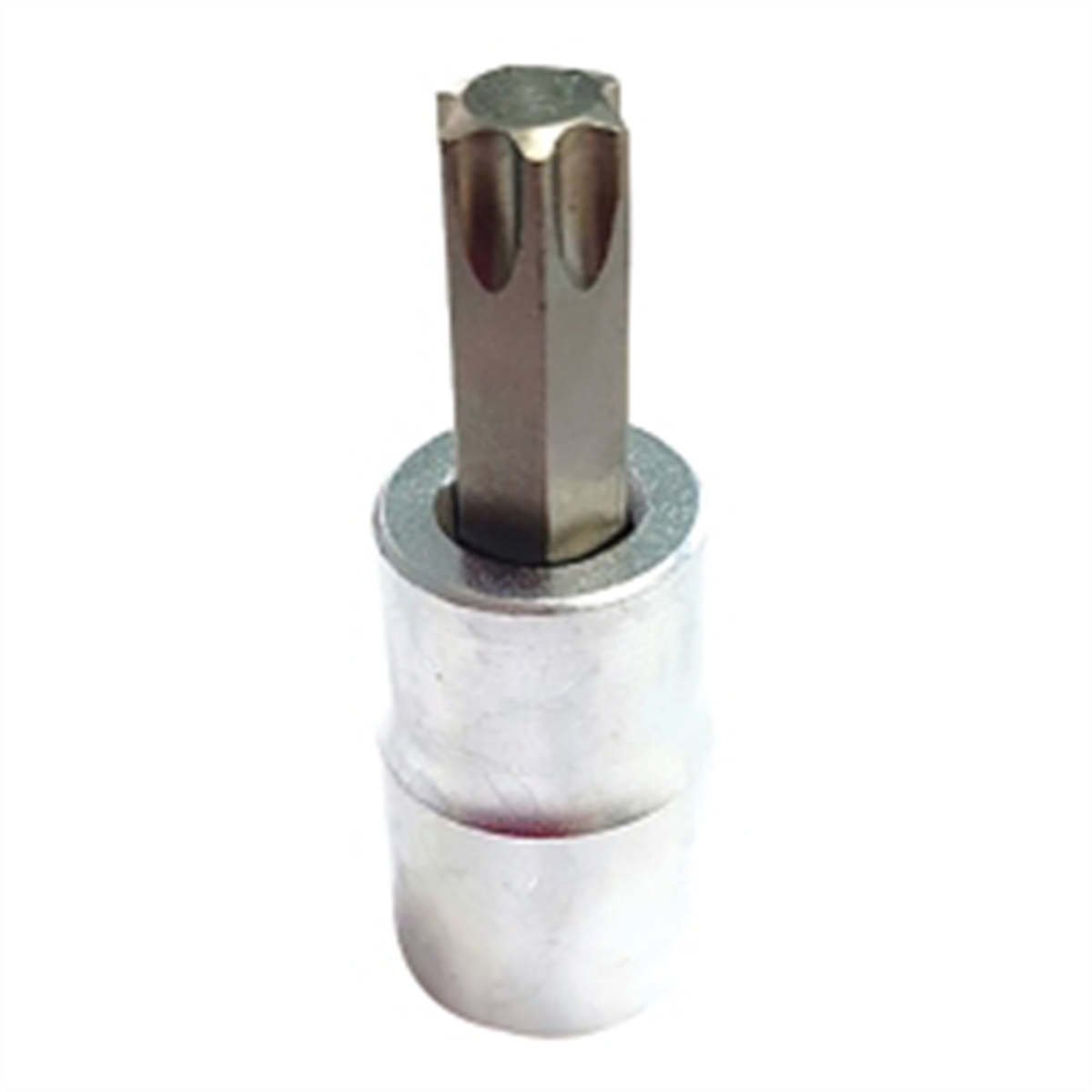 VIM Tools T47 TORX, Gun Metal Gray Bit, Satin Chrome 3/8 Inch Square Drive Bit Holder