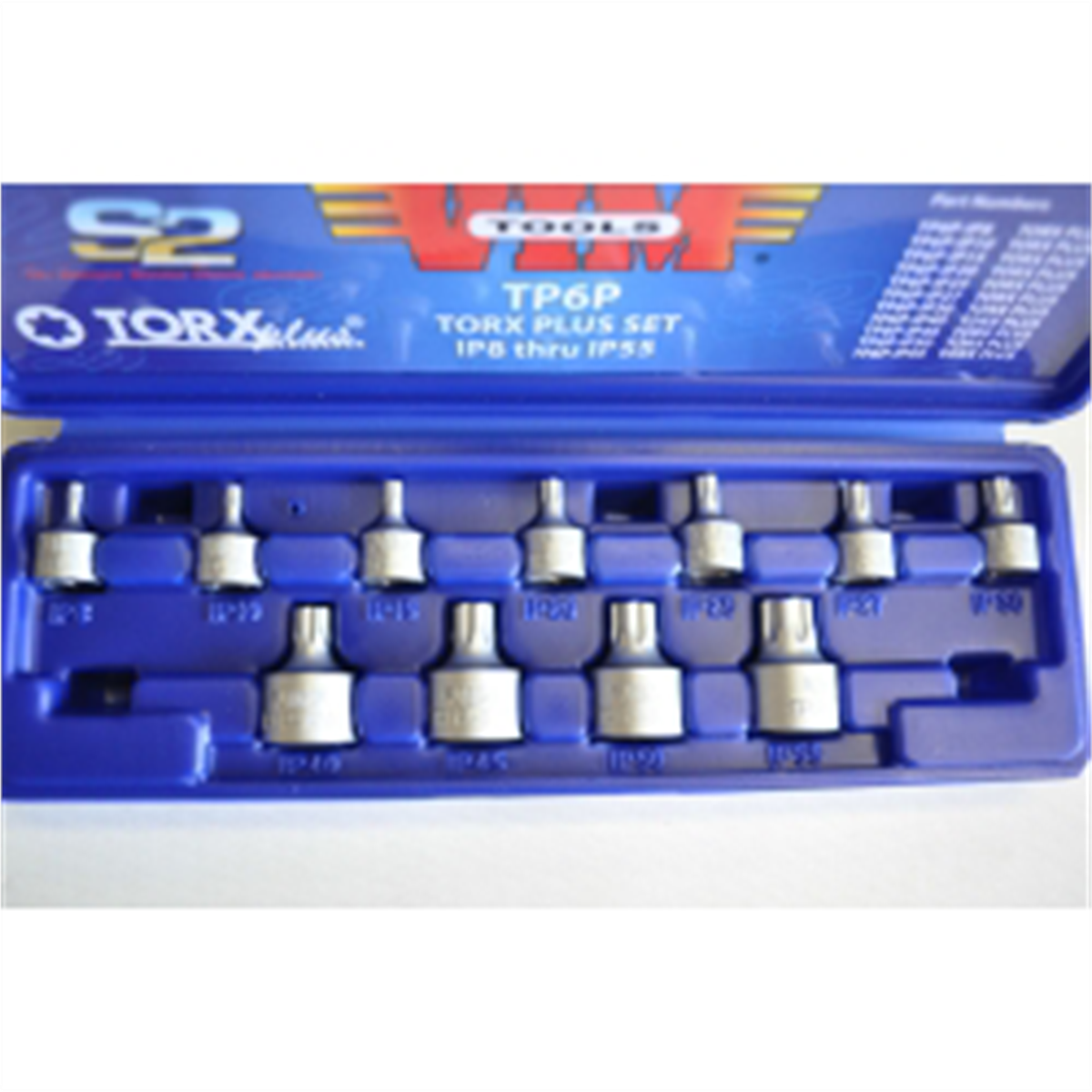 VIM Tools T25 TORX Plus, 1/4 Inch Square Drive One Piece Design, S2 Impact Quality