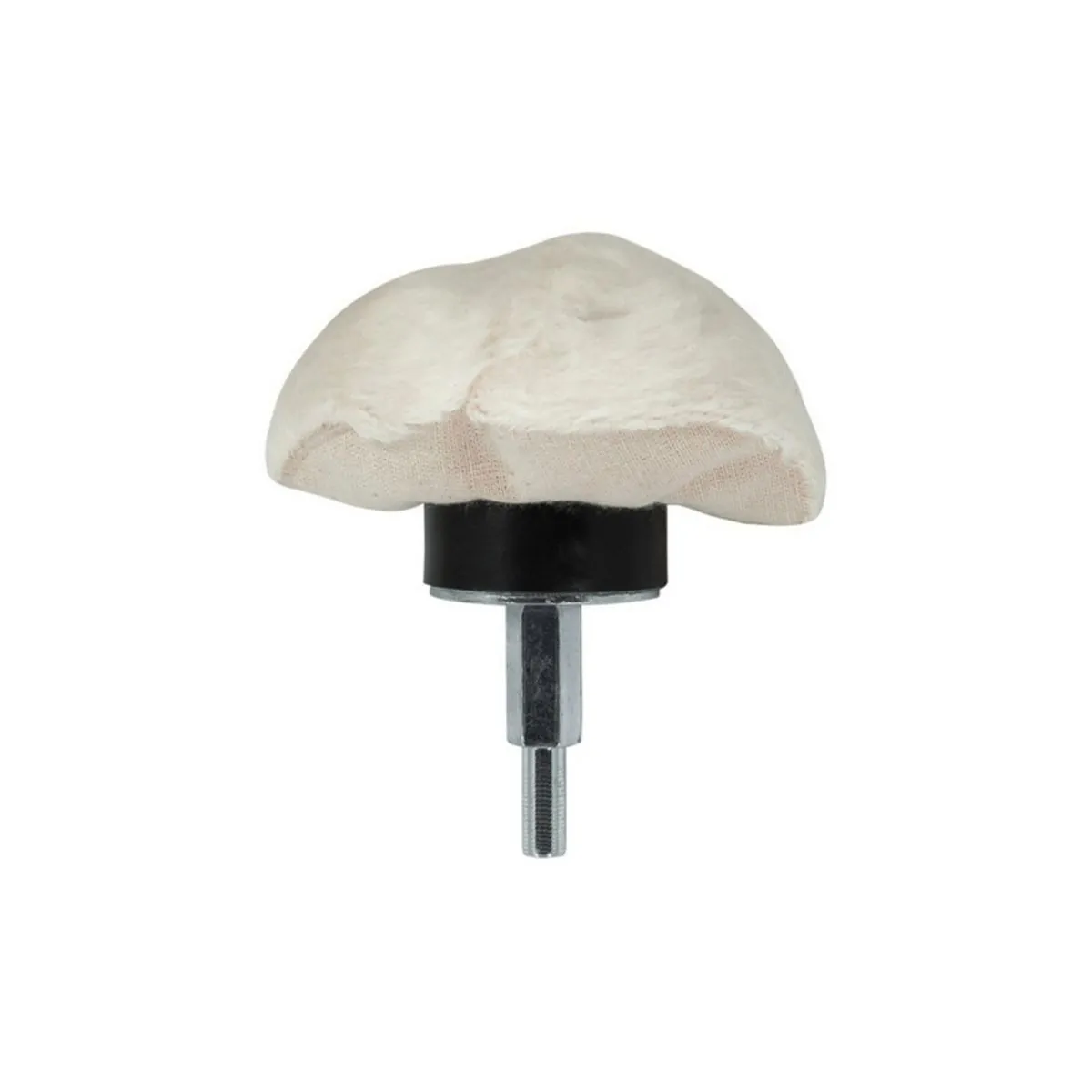 AES Industries 162-3P Mushroom Buff, 3 in Overall Dia, White