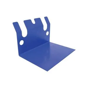 AES Industries 166 Magnetic Dual Spray Gun Holder, 12 lb, Vertical Surface-Mount, For Gravity Spray Guns
